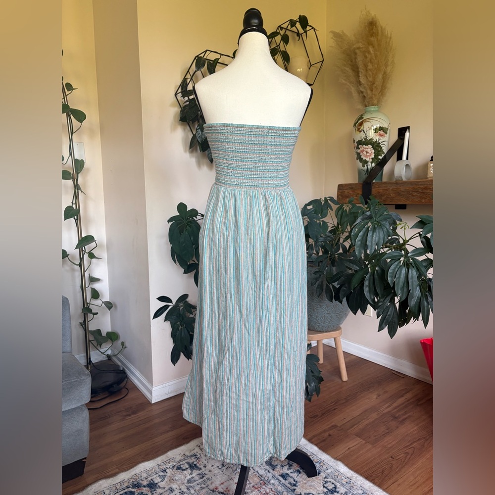 American Eagle - Strapless Striped Maxi Dress - Picture 6 of 8